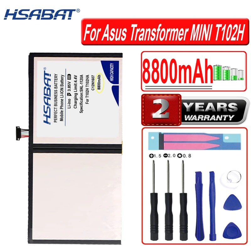 HSABAT 8800mAh C12N1607 аккумулятор большой емкости для Asus Transformer MINI T102H T102HA T103HAF T103HA T103H |