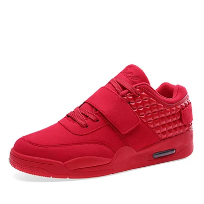 TaoBo/Лидер продаж, высокие баскетбольные кроссовки для мужчин и женщин, дышащая спортивная обувь, светильник, Красные кроссовки, Sapatos de basquetebol - Цвет: LowRed