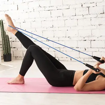 

11pcs/ Set Pull Rope Latex Tension Band Removable Puller Stretch Arm Apparatus TPE Muscle Training Equipment Fitness Equipments