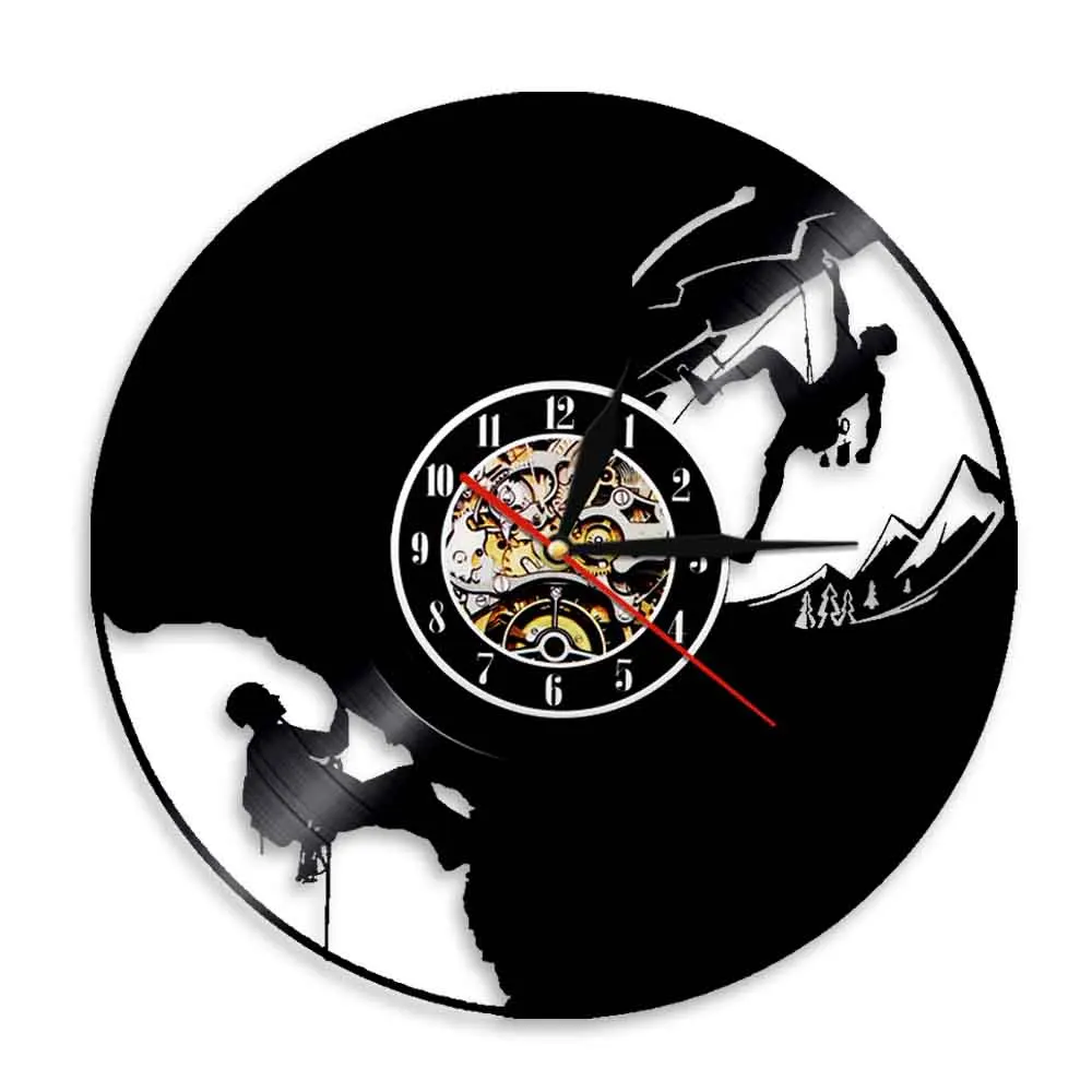 Настенные 3d-часы для скалолазания винтажные настенные часы с музыкой и виниловой