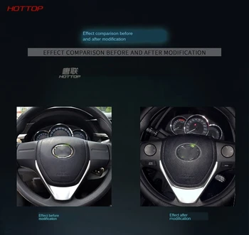 

For Toyota Corolla 2014-2017 Multi-functional Steering Wheel Button Interior Trim Modified Cruise Control Highly Compatible