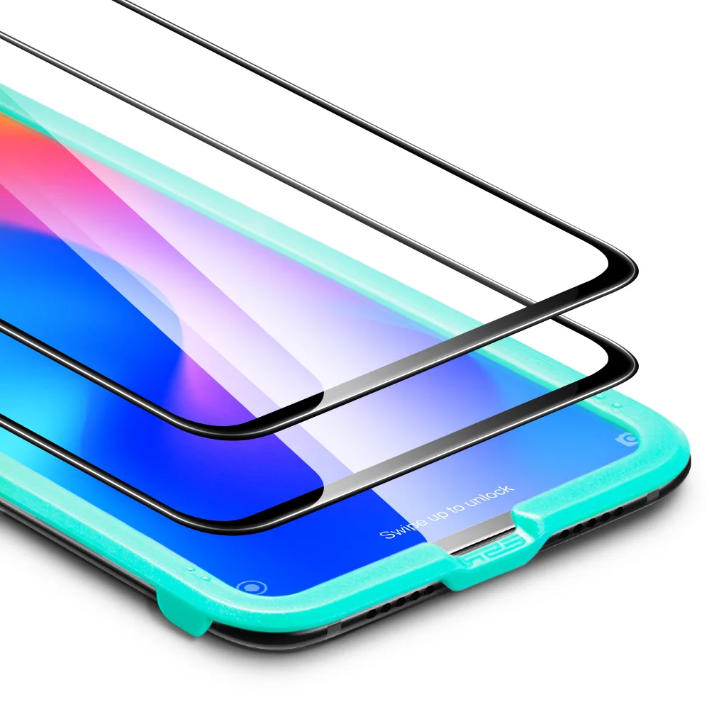2 шт./лот ESR экран Prorector для Xiaomi Mi 9 pro закаленное стекло 3D полное покрытие телефона пленка Защитное стекло для Xiaomi Mi CC9e - Цвет: 2 pcs
