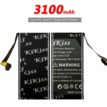 

Free tool 3100mAh For HTC One V T320e G24 Primo Mobile Phone Battery BK76100 +Tracking Number
