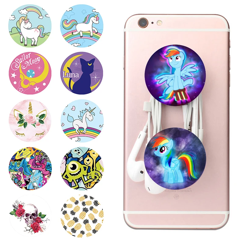 

Unicorn Popsoket Expanding Stand and Grip Holder Pipsocket Sir Sac Pocket Socket Smartphones Tablets попсокет For iPhone 6s 7 8