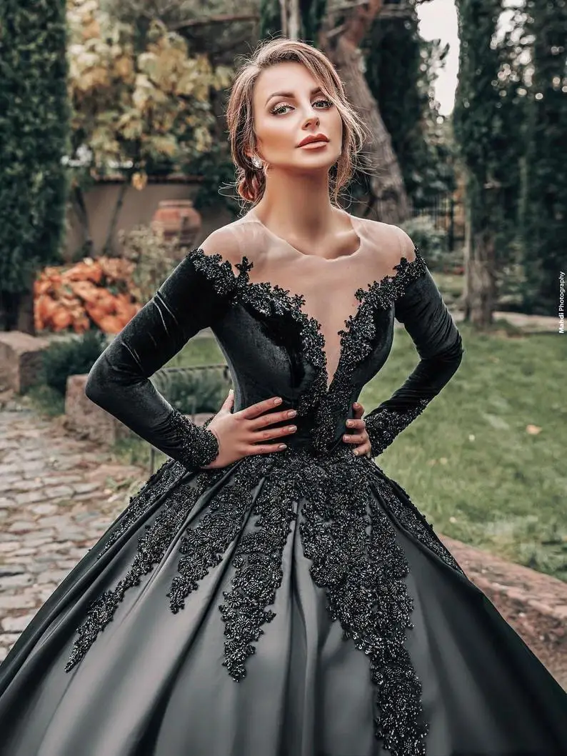 Valera Gown | Keo Bridal | Wedding dresses unique, Black wedding gowns,  Black mermaid wedding dress