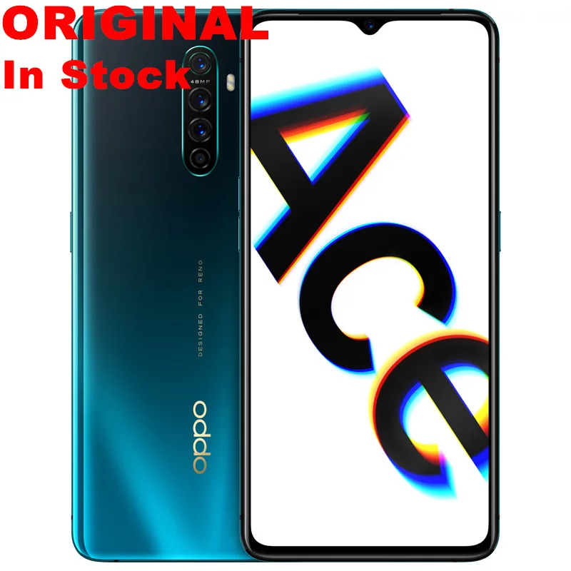 В наличии новый смартфон Oppo Reno Ace 4G LTE Android 65 Вт Super VOOC Snapdragon 855 Plus 6 5 дюйма AMOLED 12 Гб