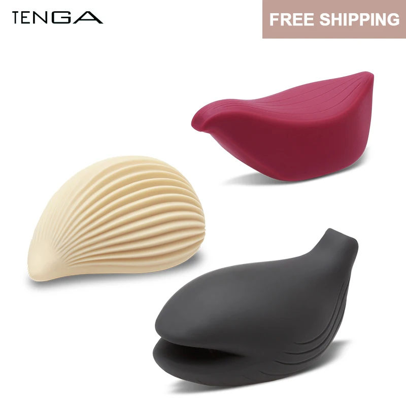 Тихий клиторальный вибратор TENGA Iroha с USB-зарядкой мягкий силиконовый Стимулятор