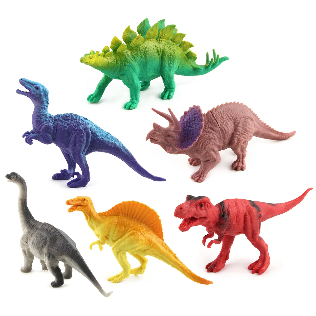 

Place of Origin Supply of Goods Dinosaur Era Garage Kit Model 6 Pieces Stall Static Doll Dinosaur Toy