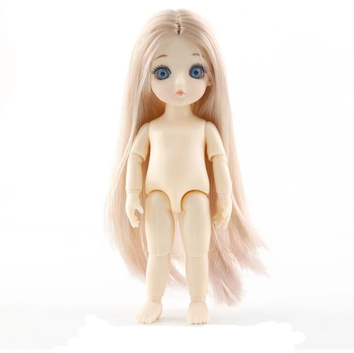 22 13 подвижных шарнирных 16 см 1/8 куклы игрушки BJD кукла голая обнаженная женская мода тела Куклы Игрушки для девочек подарок нормальная кожа - Цвет: 22