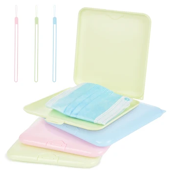 

3pcs/set Mask Case Storage Box Portable Disposable Face Masks Container Safe Disposable Mask Storage Box Organizer
