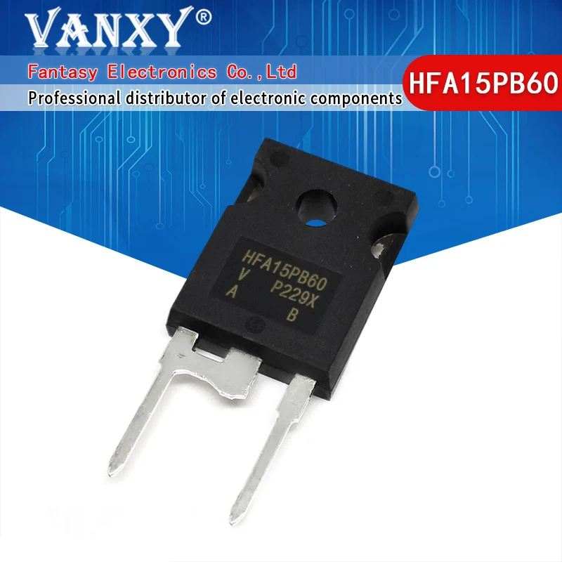 5 шт. HFA15PB60 TO-247 HFA15PB60PBF TO247 600V 15A | Электронные компоненты и принадлежности