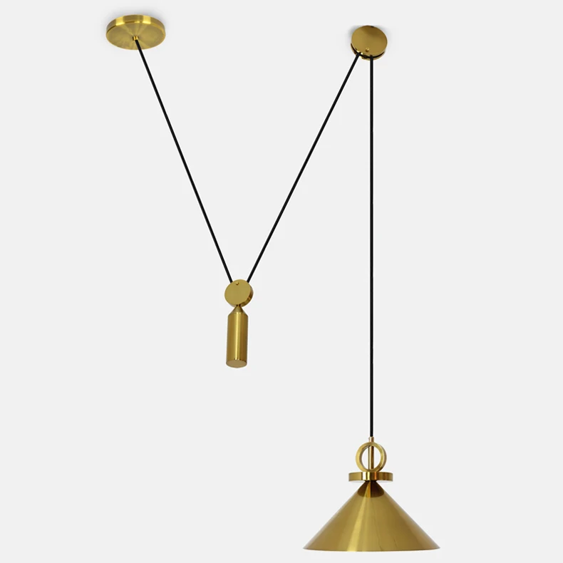 Скандинавский Дания дизайн шкив подвесные светильники Ретро Искусство бутылка