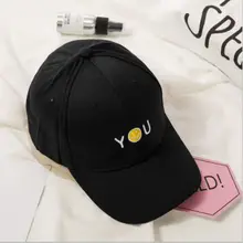 22 Color Unisex Korean Sport Smile Face Finger Heart Embroidery Baseball Cap Harajuku Cotton Hip Hop Snapback Curved Trucker Hat