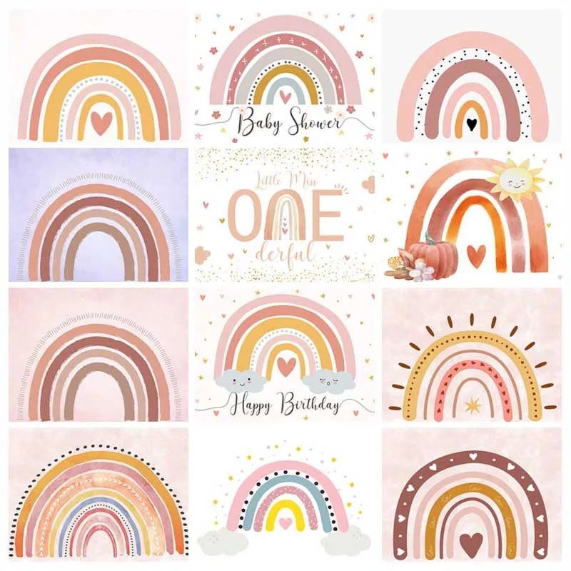 Декоративный фон в стиле бохо для вечеринки честь Дня Рождения розовое богемное