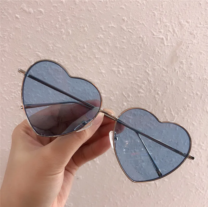 No.4 sunglasses Винтажные Солнцезащитные очки в форме сердца для женщин с фирменным дизайном градиент цвета конфеты Солнцезащитные очки lentes de sol mujer - Цвет линз: No.4 sunglasses
