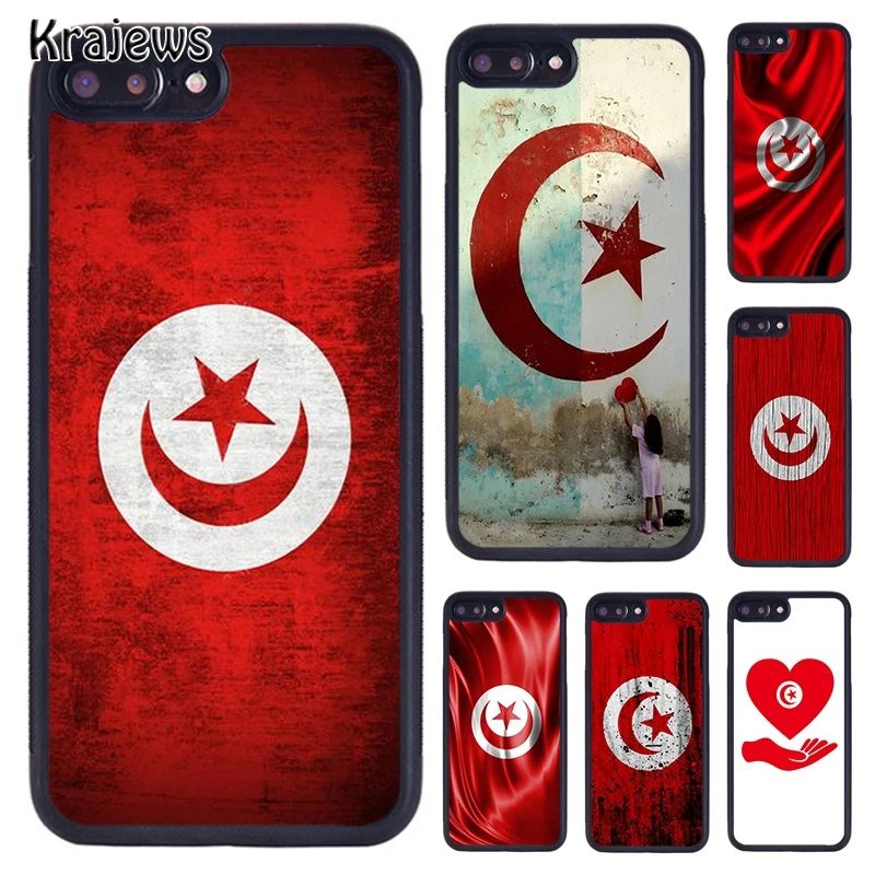 Чехол для телефона krajew с флагом Туниса звездами символами iPhone 5 6 S 7 8 Plus 11 12 Pro X XR XS