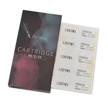 Горячая 10 шт Одноразовые стерилизованные картриджи полуперманентный Макияж иглы для татуировки макияж бровей Тату машина ручка