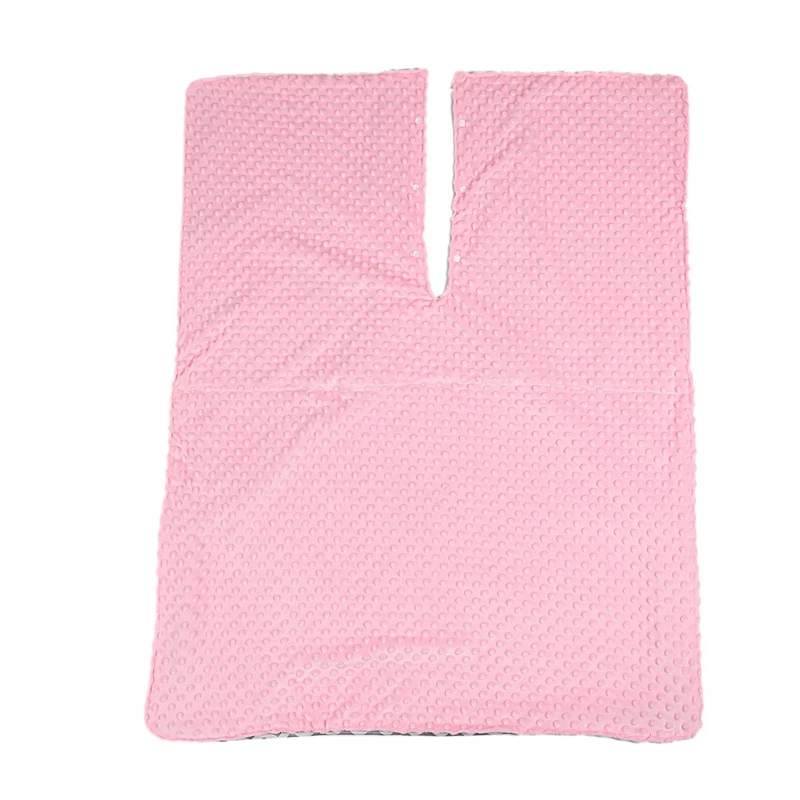 Pink Уход за ребенком чехол для детской коляски осень и зима толстый ветрозащитный Теплый Многофункциональный Грудное вскармливание одеяло - Цвет: Pink