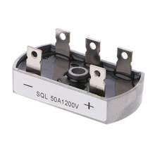 50A 1200V Aluminum Metal Case 3 Phase Diode Bridge Rectifier 50Amp SQL50A Module 50A 1200V Aluminum Metal Case 3 Phase Diode Bridge Rectifier 50Amp SQL50A Module