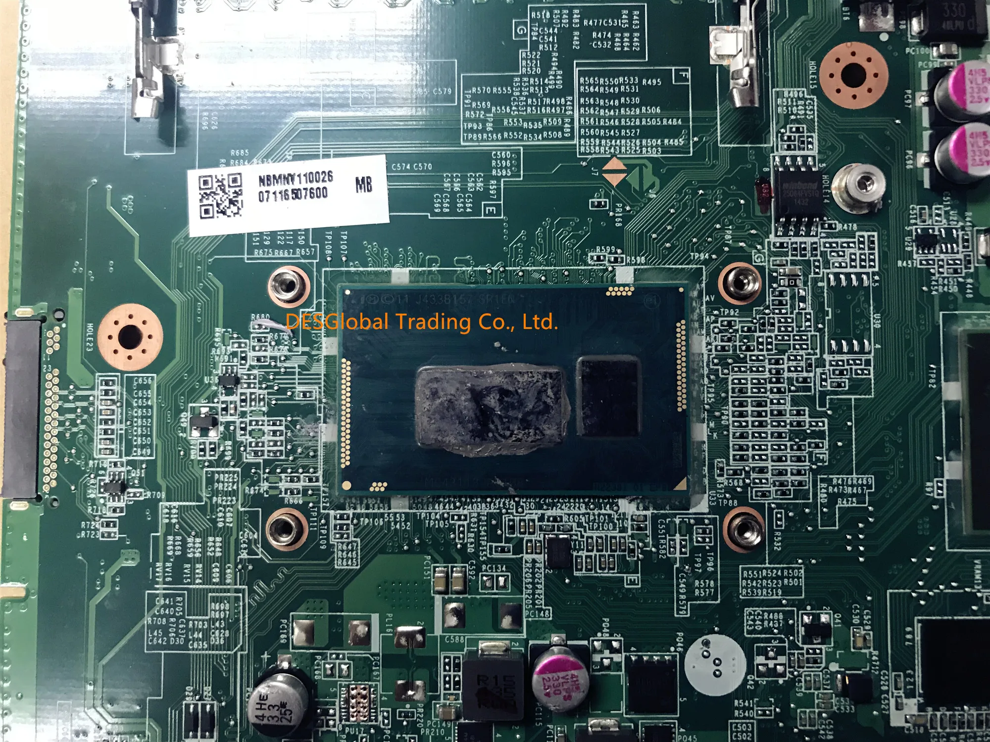 Ideal  For ACER Aspire E5-771G E5-771 ZYW Mainboard I3-4030U SR1EN Laptop Motherboard DA0ZYWMB6E0 NBMNY110