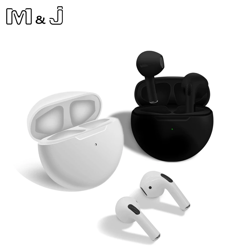 TWS Wireless Headphones Bluetooth Earphone Earbuds Bass Headset Air Pro 6 Sport Earpiece With Mic For Apple iPhone Xiaomi Huawei
