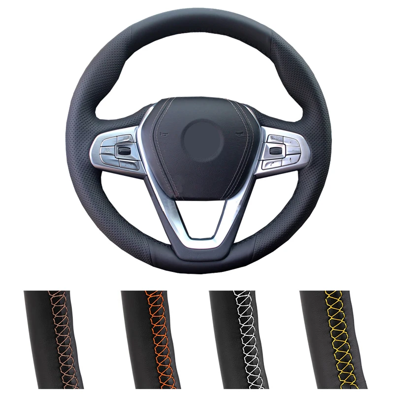 Подгонянный чехол рулевого колеса автомобиля для BMW G30 530i 540i 520d 530e 2016-2018 G32 GT 630i 630d