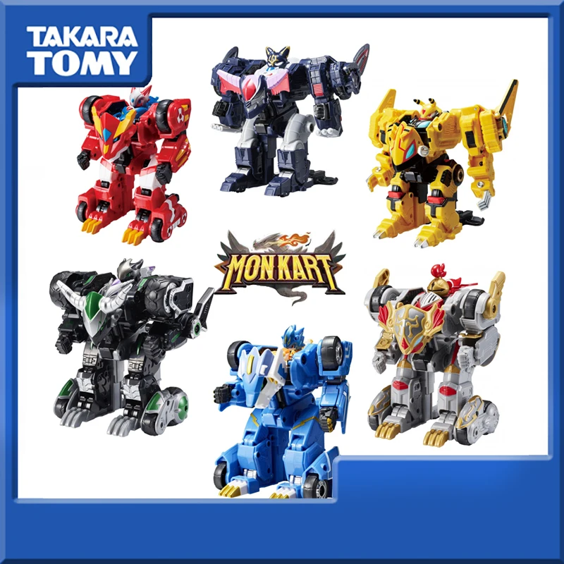 Monkart Transformation Robot Toy Moncha Pixie Vasper Dante Car MEECARDS Bitroid Zero Draka Rarrken Leo Megaroid for Kids Gift afbeelding