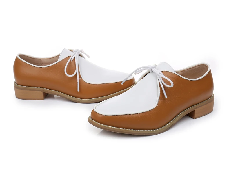 Женские зимние оксфорды; женская обувь из натуральной телячьей кожи на плоской подошве со шнуровкой и круглым носком; женская обувь с перфорацией типа «броги»; обувь ручной работы; Steinmeier