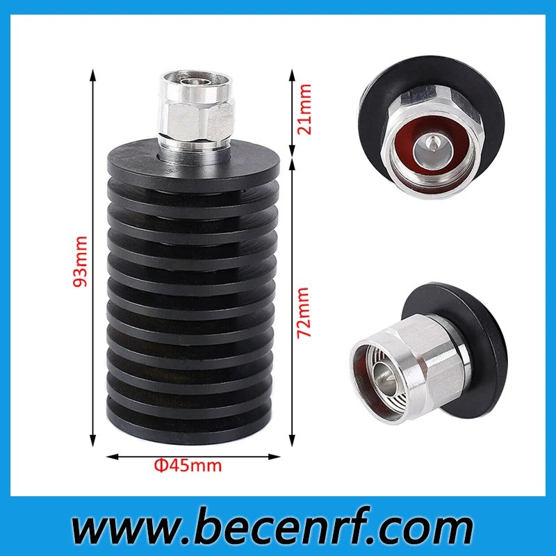 Terminazione Coassiale Carico Fittizio BNC Maschio 50 Ohm - 5W/10W DC-6GHz