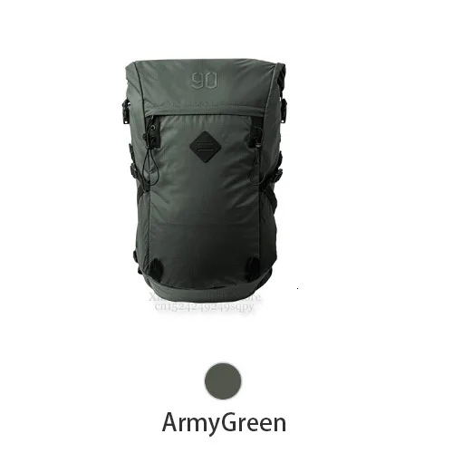 Xiaomi Mijia 90FUN походный рюкзак 25л большая емкость IPX4 водонепроницаемая сумка для ноутбука для кемпинга, походов, деловых поездок - Цвет: Army Green