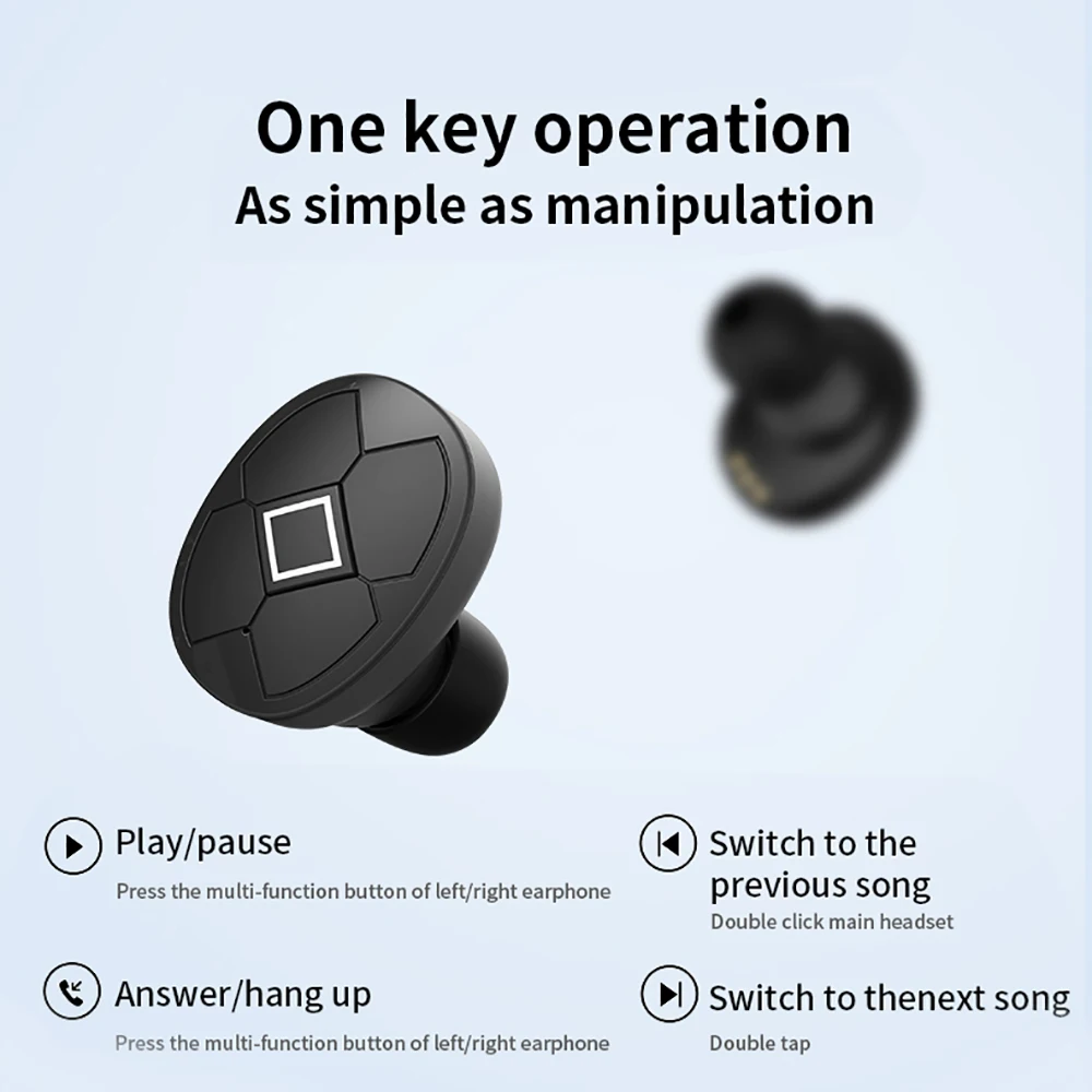 TWS 5,0 Bluetooth наушники V5 Беспроводные наушники с зарядным устройством стерео Спортивная гарнитура с микрофоном для IPhone Android