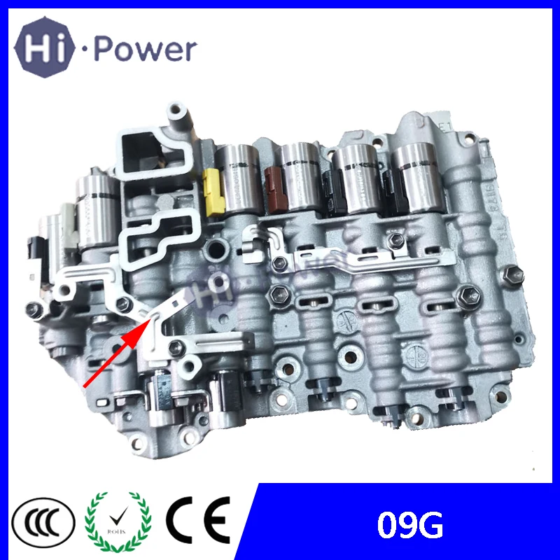 Восстановленный 09G TF-60SN/TF60SN 6-ступенчатая электромагнитный клапан коробки передач тела для forAudi мини 2003-On