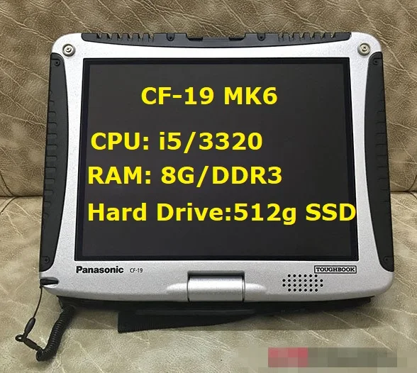 Цвет: желтый Б/у Panasonic Полностью прочный Toughbook Cf-19 планшет CF19 компьютер MK5 MK6 MK7 MK8 Intel Core i5 4 ГБ/8 ГБ Ram Windows 10 или Win 7 - Цвет: Цвет: желтый