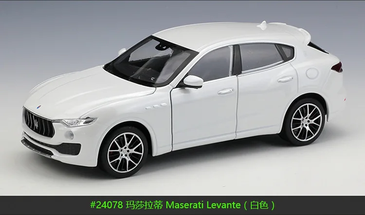 Welly 1:24 Levante SUV сплав модель автомобиля Diecasts& игрушечные транспортные средства коллекционные подарки не-пульт дистанционного управления Тип транспортная игрушка