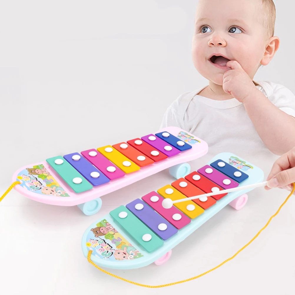 Baby Eight Tone Piano Musical Toy Hand Knocking Piano Early Educational Developmental Toys For Kids Baby Musical Toy Knock#20