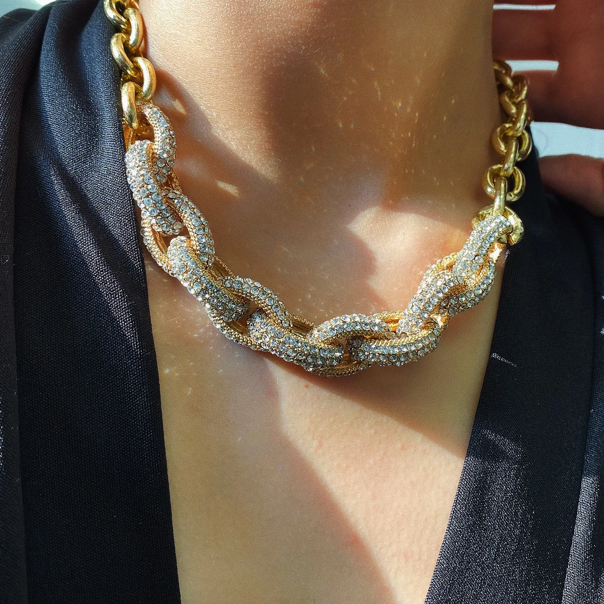 YAL европейский и американский украшения простой Панк циркония Личность Крест