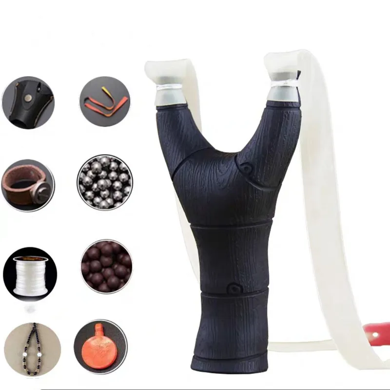 

Slingshot Catapult with Flat Rubber Band Outdoor Hunting Shooting Slingshot Laser Aiming Slingshot