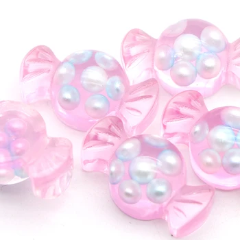 

David accessories 10pcs 3d Resin Imitate Flower Deer Candy Accessories DIY Craft Supplies Decoration Materials Toys,10Yc10949