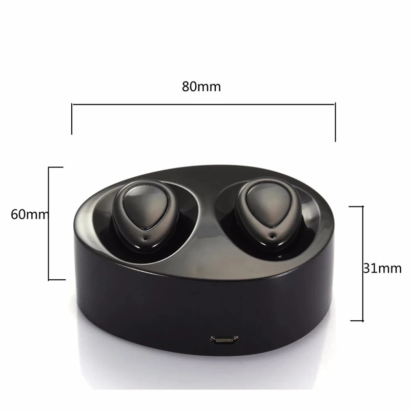 K2 TWS Wireless Binaural Bluetooth Earphones Noise Cancelling Headset With Charger Box Mini In Ear Sports Headset Stereo Music