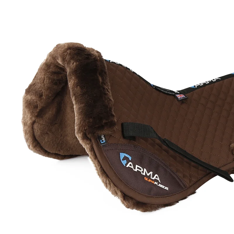 Artificial Lambhair Equestrian Saddle Pad, Shockproof Equipment, Shock Cushioning, when riding horses, 8219051