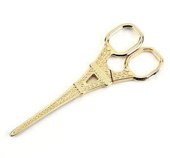 1Pcs Stainless Steel Tailor Scissors European Vintage Tower Scissors Sewing Shears DIY Tools for Sewing and Needlework