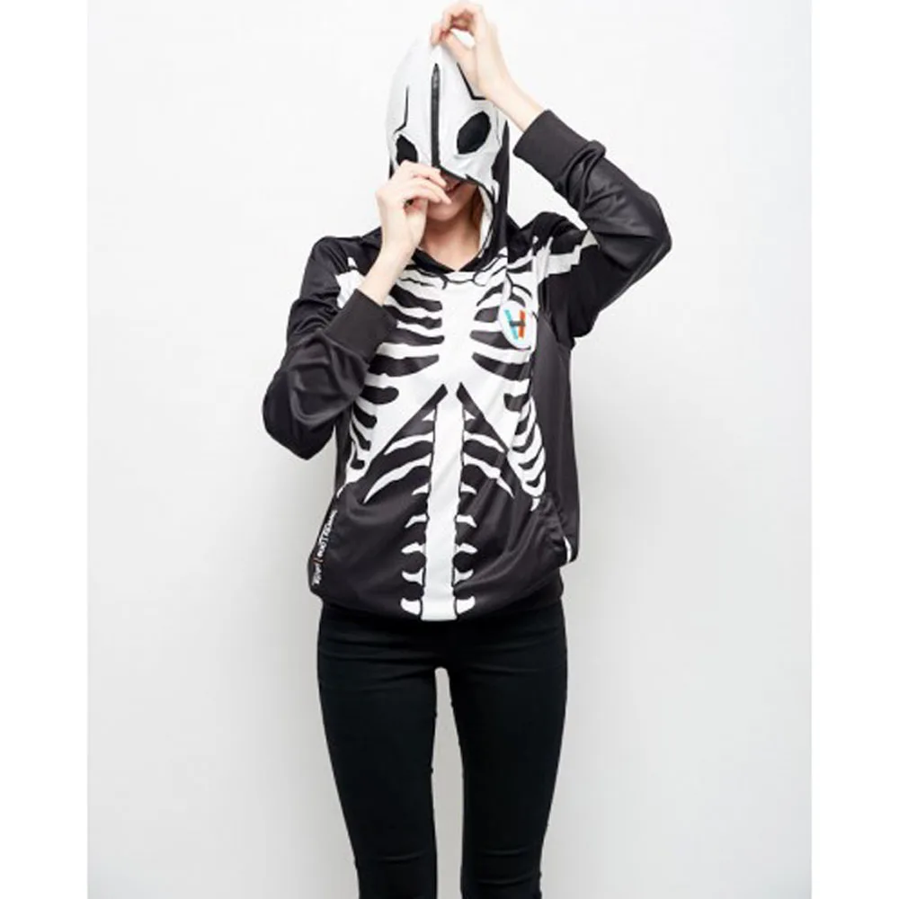 Newest Autumn 3D Print Halloween Skull Theme Pullover Hoodies for Women/men Causal Loose New Sweatshirts Femme Hot - Image 3