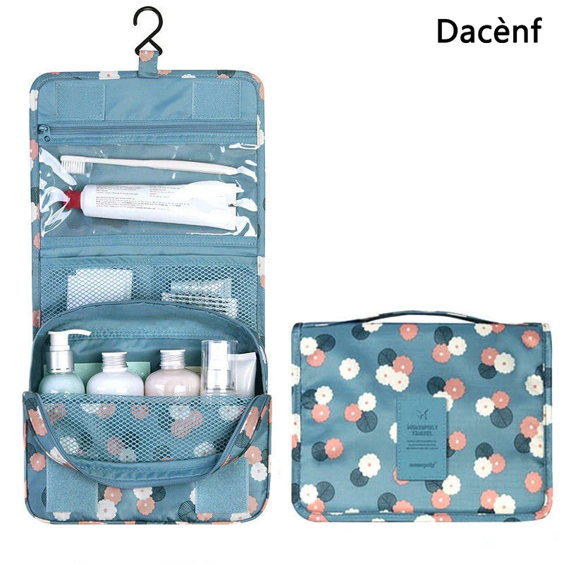 

2020 New Fashion printing Men Women Travel Storage MakeUp Bag Folding Hanging Toiletry Wash Organizer Pouch Portable Cases