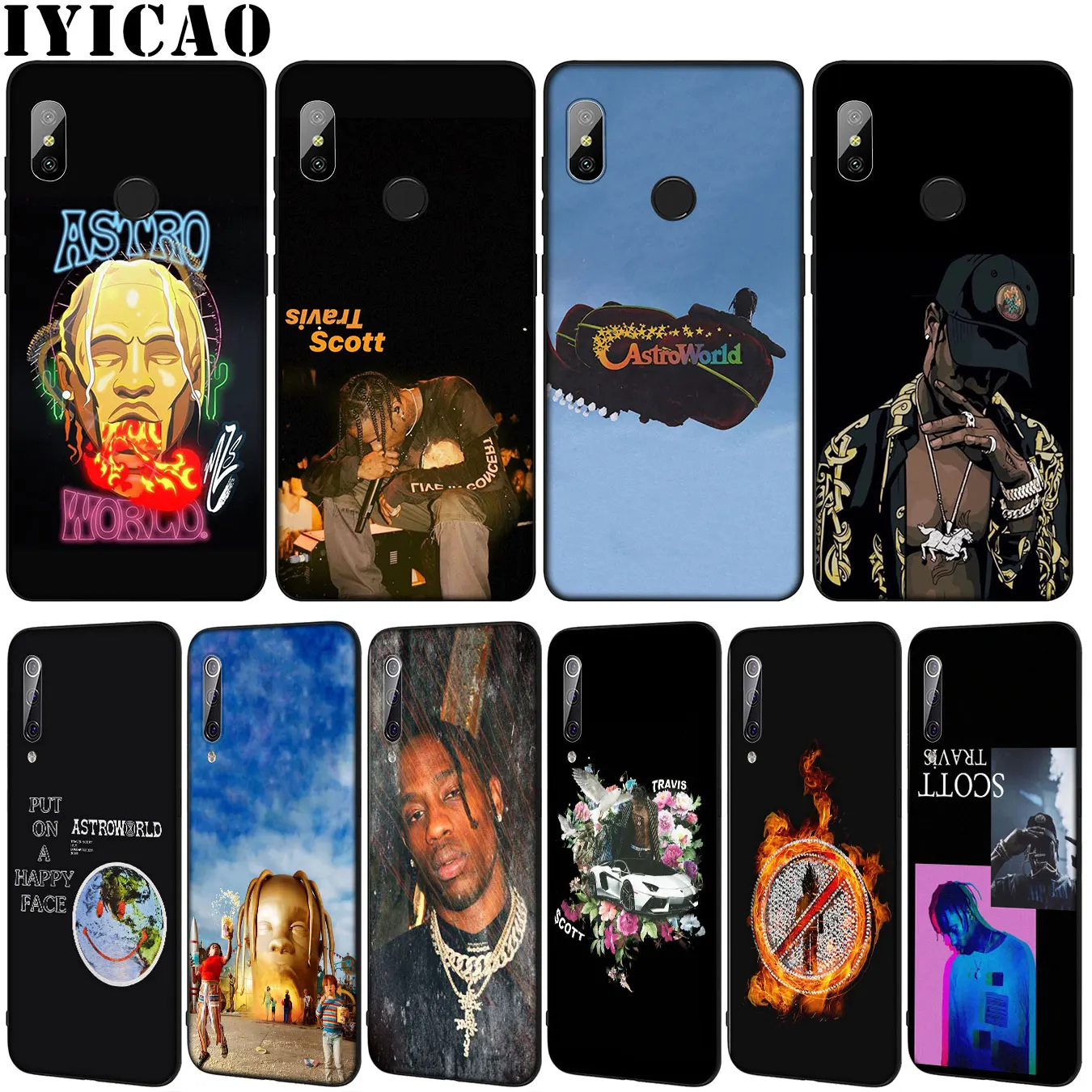 Pop принтом Трэвиса Скотта astroworld Мягкий силиконовый чехол для телефона Xiaomi Mi 9 SE 9T A3