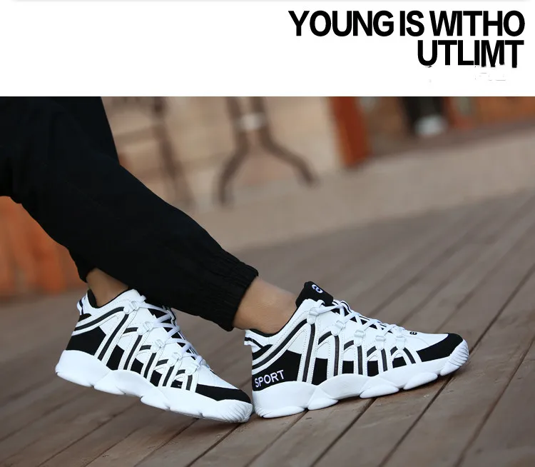 Autumn Winter Men Shoes Casual Trendy Thick Bottom Sneakers Strapped Non-slip Luxury Breathable Leather Sports Shoes 2021 New