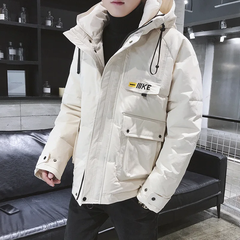 Winter Coat MEN'S Cotton-padded Coat Popular Brand Couples Winter down Coat Cotton-padded Jacket New Style Workwear down Ja