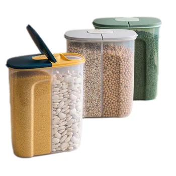 

1.2L Dry Food Storage Box Food Containers Transparent Stackable Kitchen Spaghetti Noodles Sealed Tank Cans Organizers Bottles #0