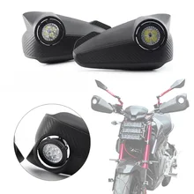 1 paire pour Honda MSX125 MSX main garde moto LED protège-mains avec lumière LED protège-main main garde universelle