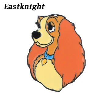 

K745 Wholesale 20pcs/lot Dog Cartoon Anime Funny Enamel Pins and Brooches for Women Men Lapel pin backpack bags badge Gifts