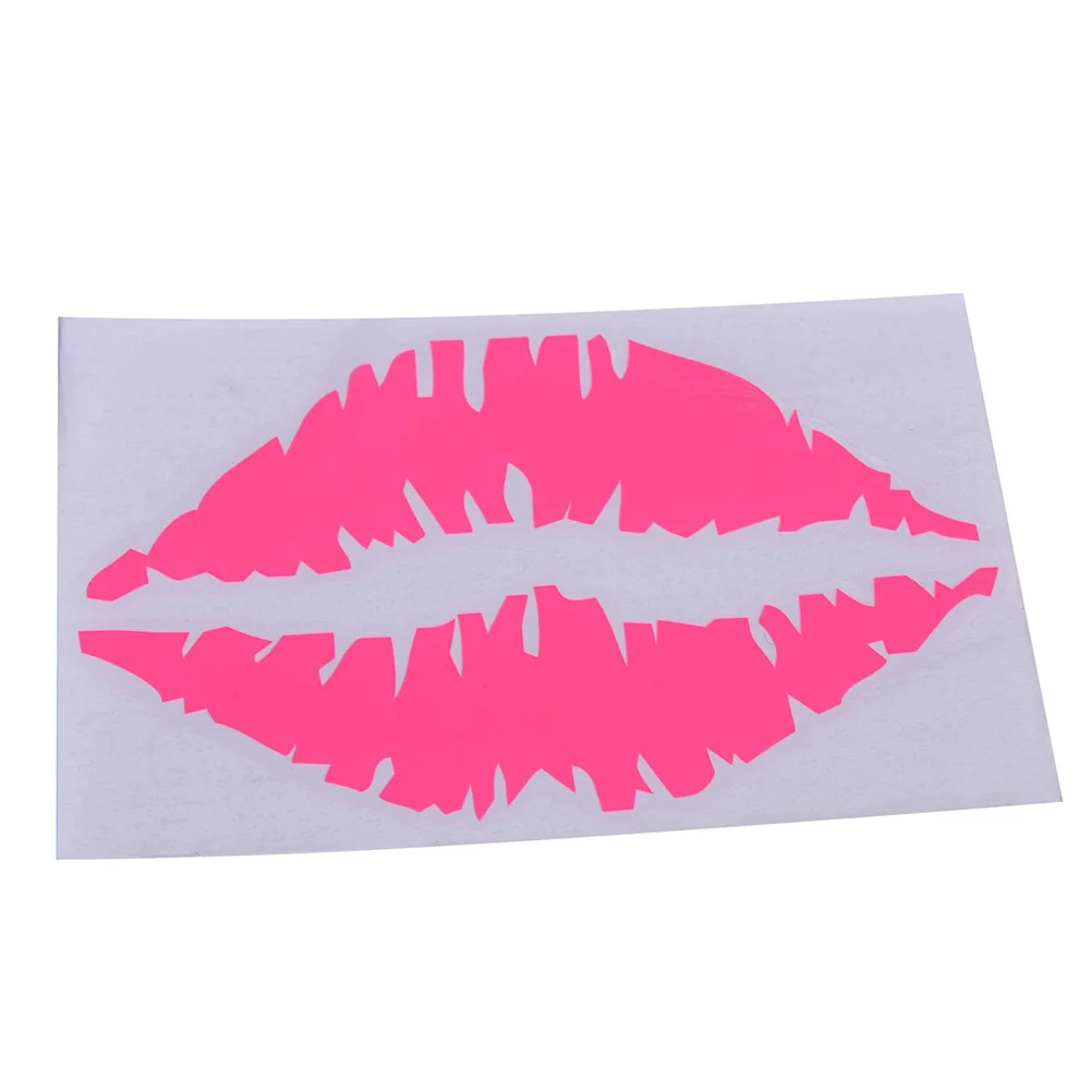 

1 Pcs Sexy Rose Lips Car Motor Sticker Decor Accessory Funny Reflective Souvenior Car Stickers Styling Modified